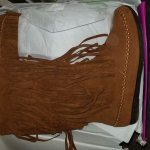 Fringe boots rampage